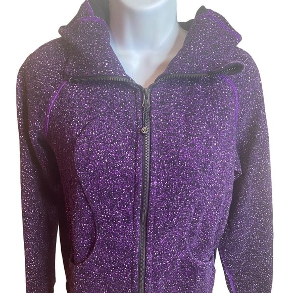 Lululemon puple space dye hooded jacket size 6 - Picture 4 of 9